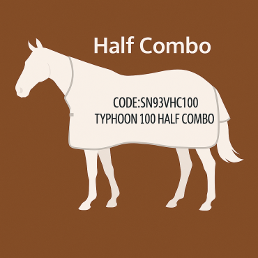 Typhoon Shires regntäcke halv hals 100 g,