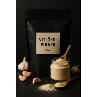 Vitlökspulver utan tillsatser - Storlek : 1kg