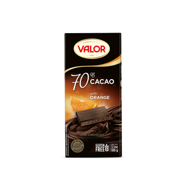Valor 70% Mörk Choklad Apelsin