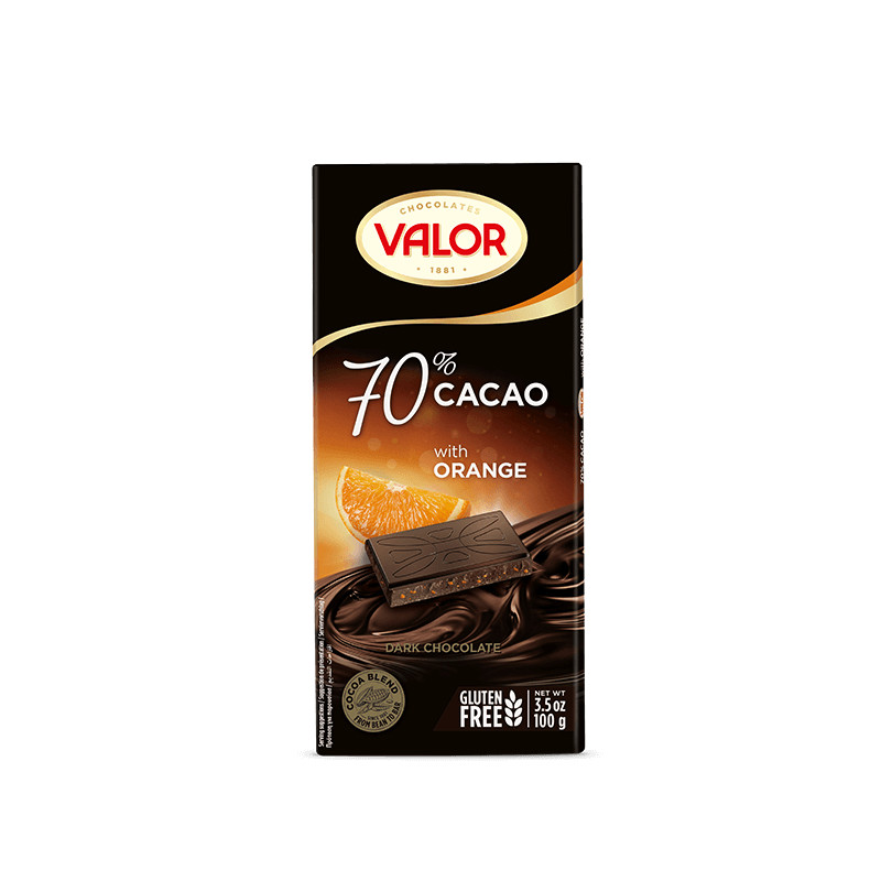 Valor 70% Mörk Choklad Apelsin
