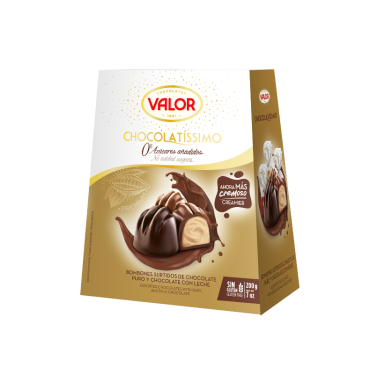 Valor Chocolatíssimo Praliner Utan Tillsatt Socker 200 g