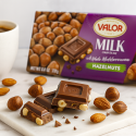 Valor Mjölkchoklad med Hasselnötter 250 g