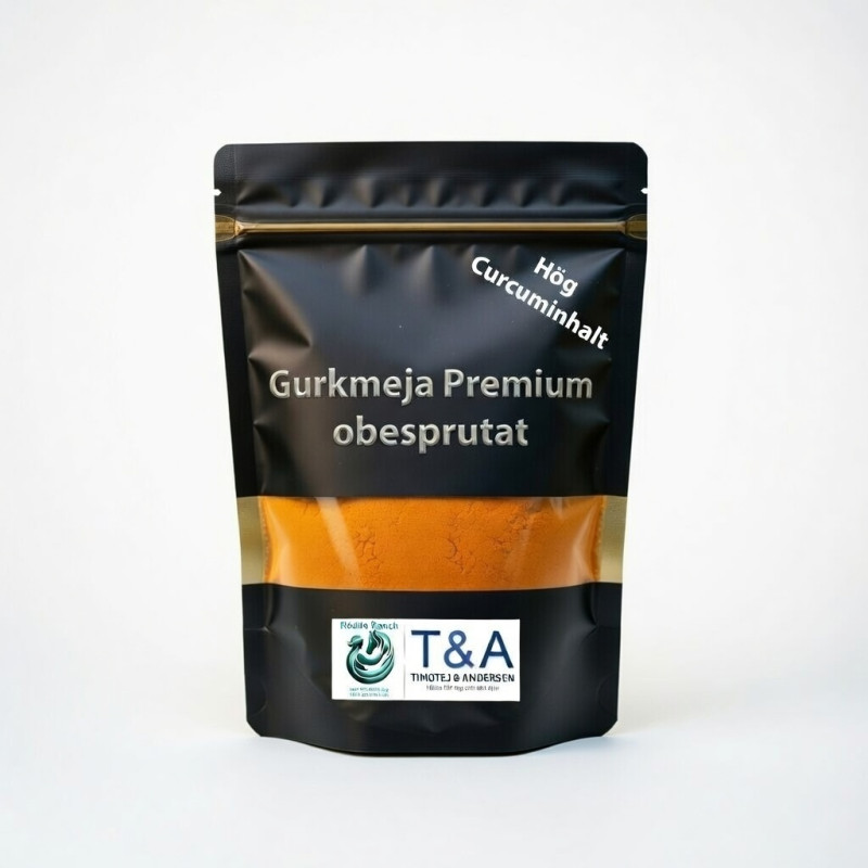 PREMIUM Gurkmeja med Hög Halt av Kurkumin (5–7%) Paketpriser