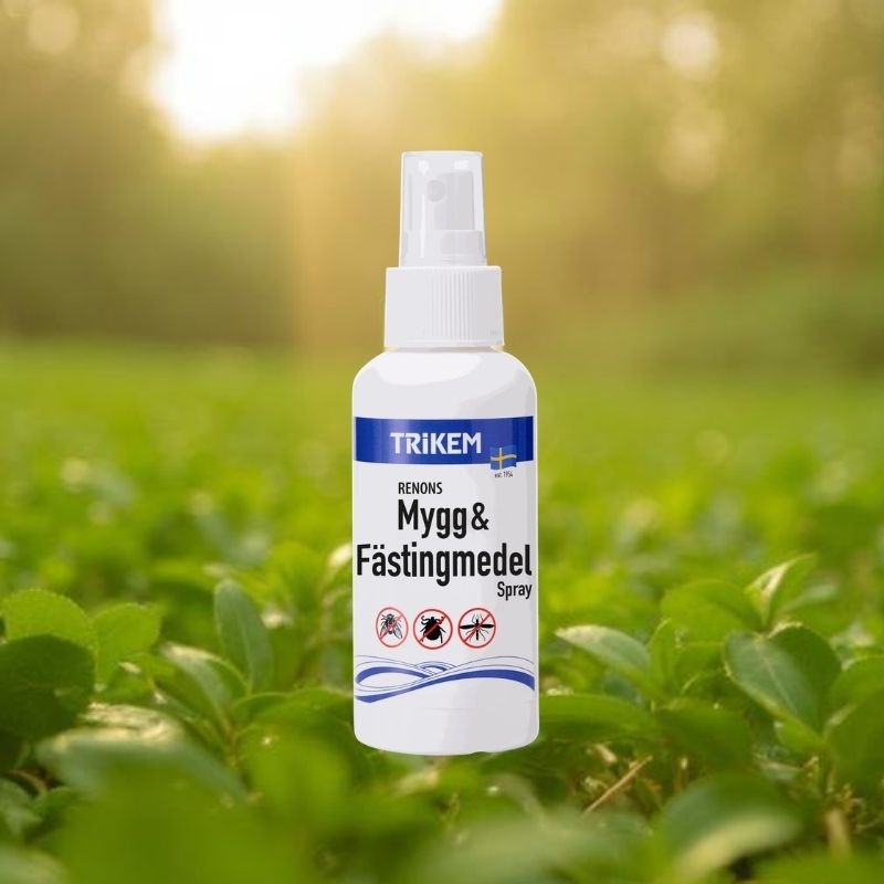 Mygg och fästing spray för skog, stall och sommaraktiviteter