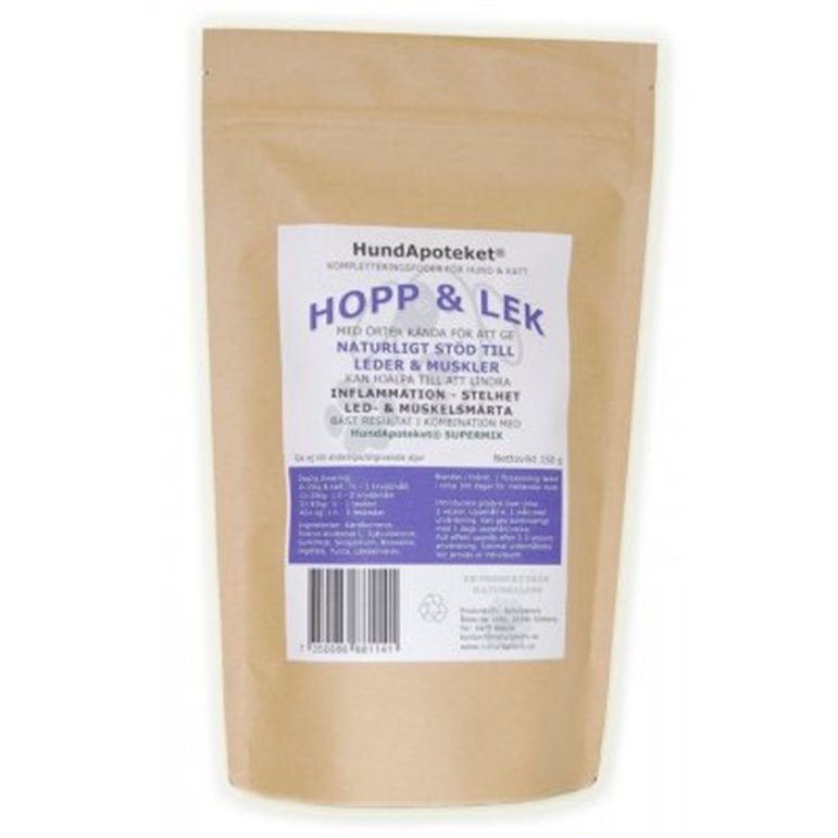Hopp & Lek-(160gr Hundapoteket)