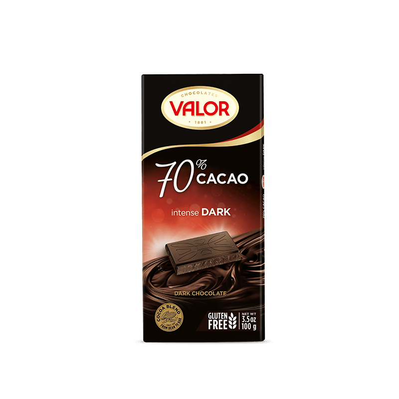 Valor Mörk Choklad 70% Kakao 100g