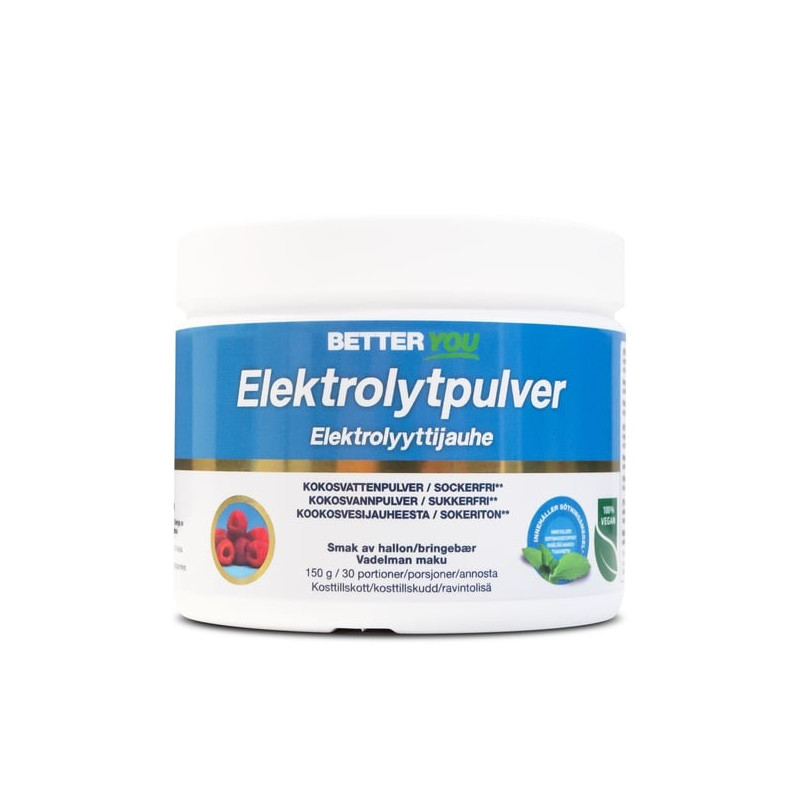Elektrolytpulver 150 g hallon