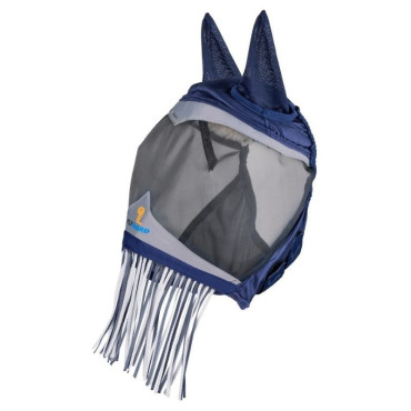 FlyGuard Fine Mesh flughuva med öron och nosfransar Navy