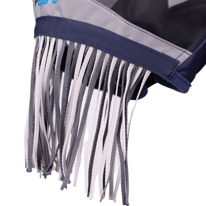 FlyGuard Fine Mesh flughuva med öron och nosfransar Navy