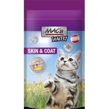 MAC’s Shakery Hud & Päls 100 g – Krispigt Kattgodis för Hälsosam Hud & Glänsande Päls