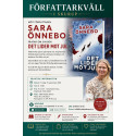 Författarkväll i Skurup med Sara Önnebo -15 sept