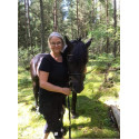 Skogsbad med häst/ponny