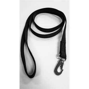 Gummerat koppel med handtag-(Antiglid 180cm Svart)