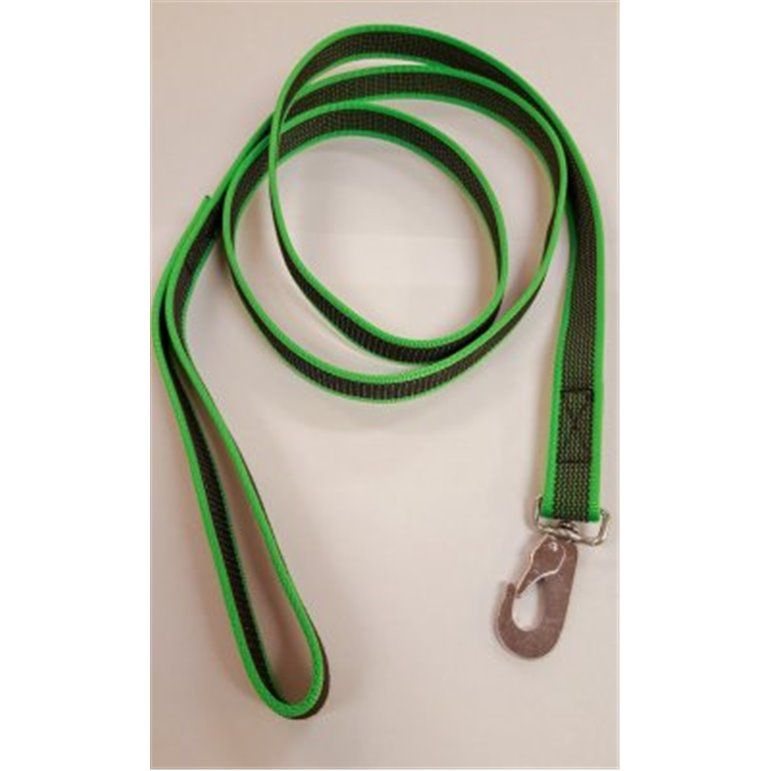 Gummerat koppel med handtag-(Antiglid 180 cm Grön)