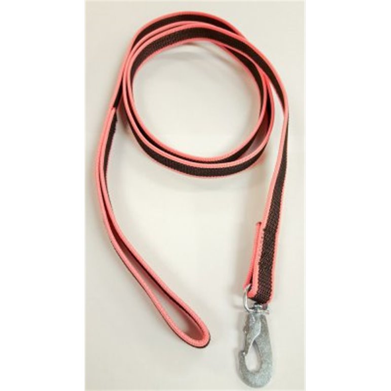 Gummerat koppel med handtag-(Antiglid 180 cm Rosa)