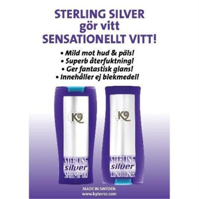 K9 Horse sterling silver conditioner-Till häst. 300ml