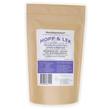 Hopp & Lek-(160gr Hundapoteket) (KORT DATUM 20220722)