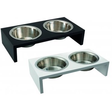 Matbar Med Rostfria Skålar 40x20x9 Cm 2x380ml