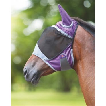 Shires Deluxe Flughuva Med Öron, Purple