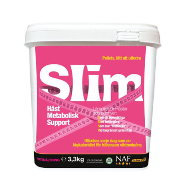 NAF Slimline – Viktreducerande Tillskott för Hästar & Ponnyer (Pellets 3,3 kg)