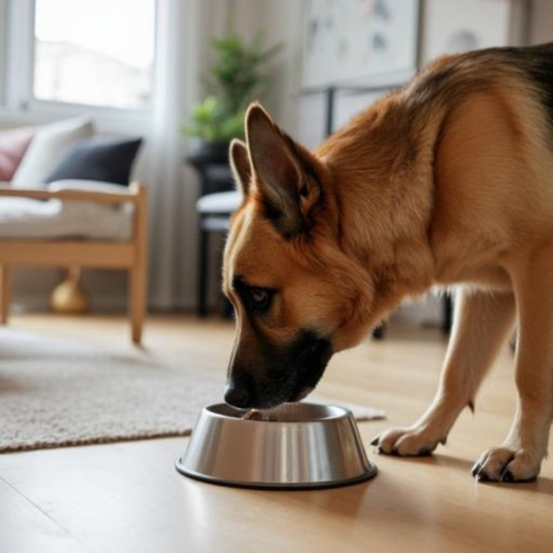 Hund i balans med fokus på mage och matsmältning