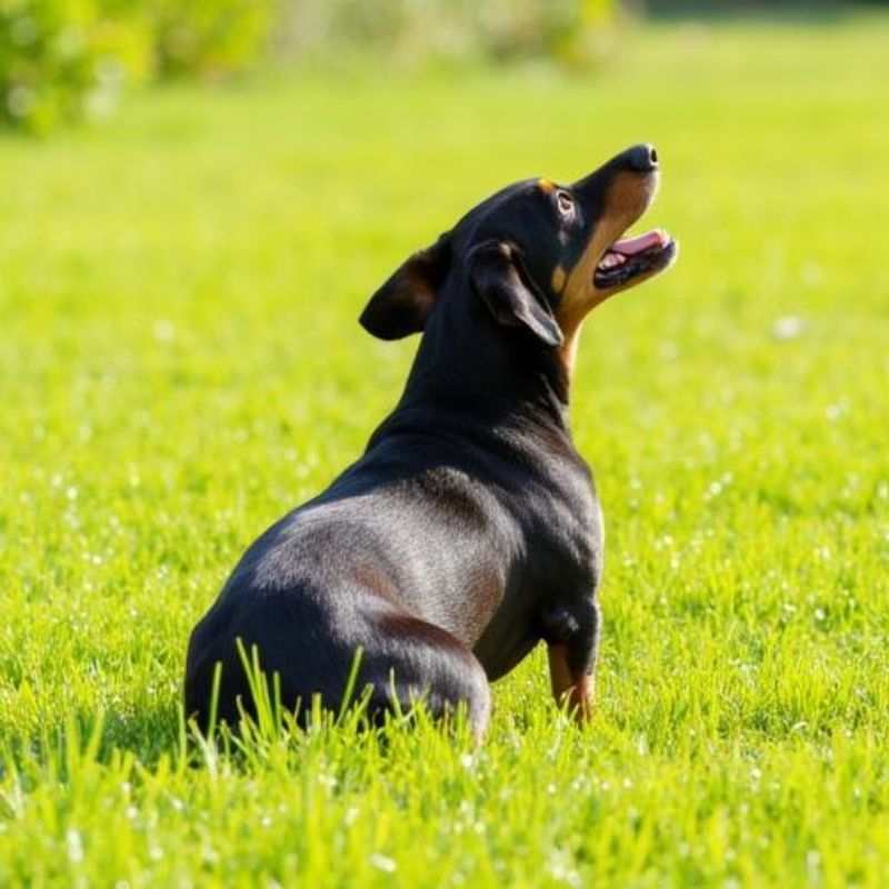 Hund med lös mage och matsmältningsproblem