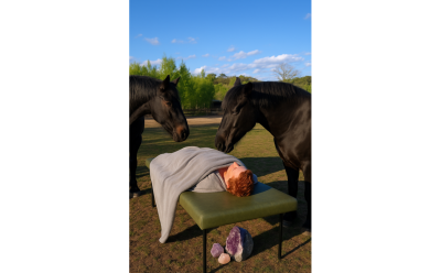 Healingmeditation med Häst & Kristaller (HUT) i Blentarp – Djup återhämtning i naturen